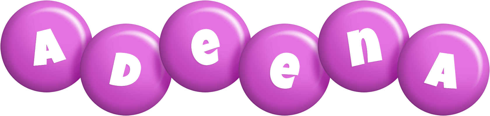 Adeena candy-purple logo