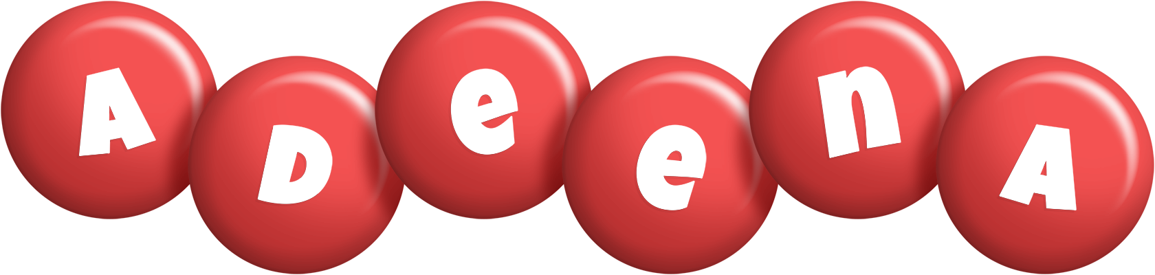 Adeena candy-red logo
