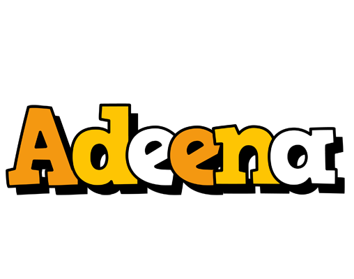 Adeena cartoon logo