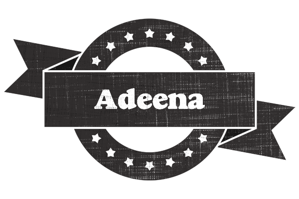 Adeena grunge logo