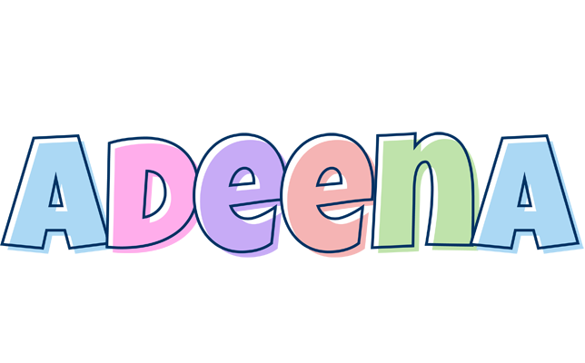 Adeena pastel logo