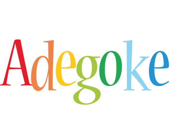 Adegoke birthday logo