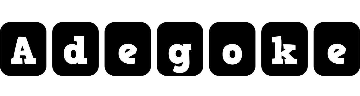 Adegoke box logo