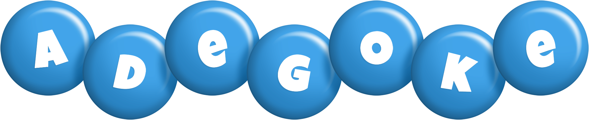 Adegoke candy-blue logo