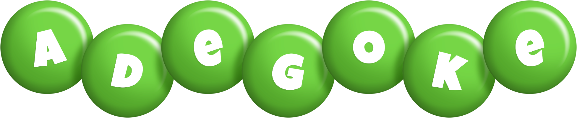 Adegoke candy-green logo