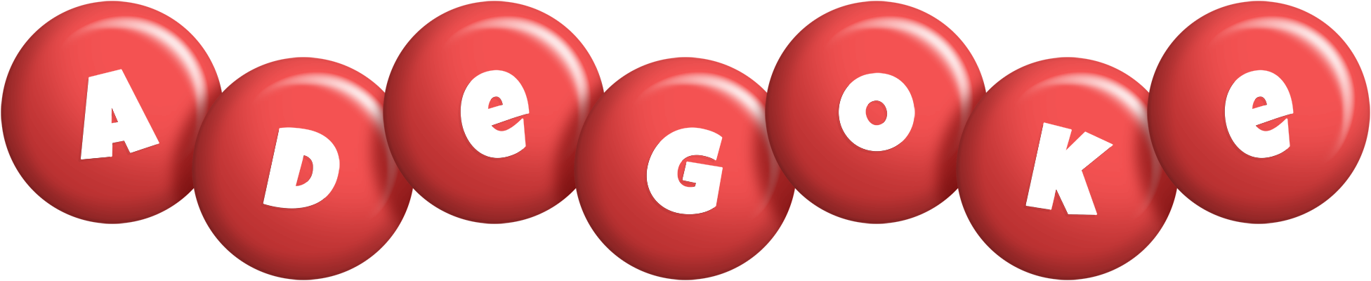 Adegoke candy-red logo