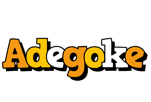 Adegoke cartoon logo
