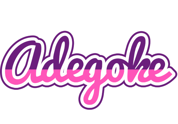 Adegoke cheerful logo