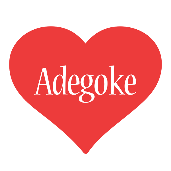 Adegoke love logo