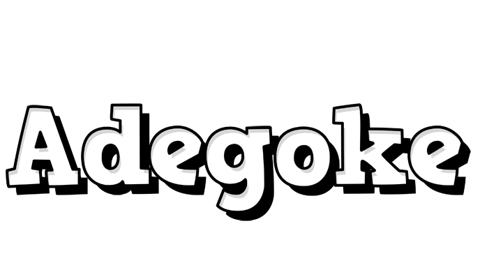 Adegoke snowing logo