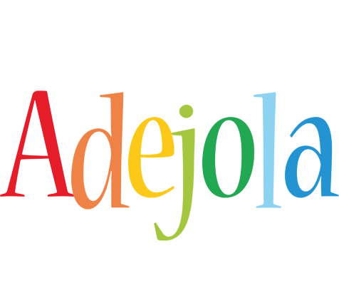 Adejola birthday logo
