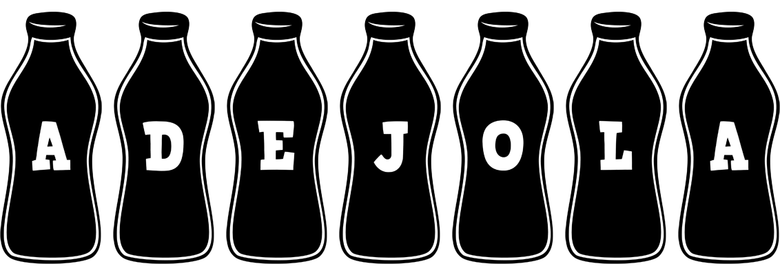 Adejola bottle logo