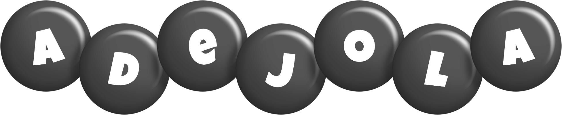 Adejola candy-black logo