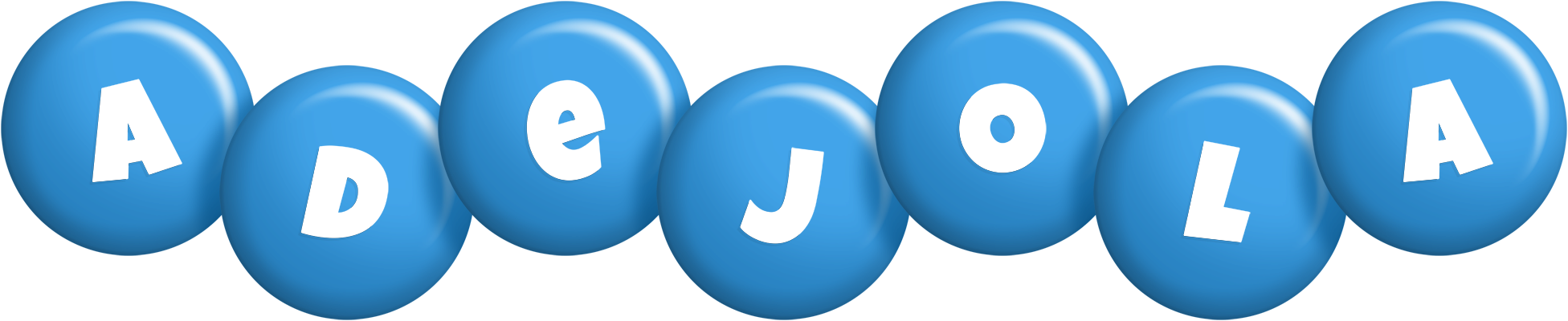 Adejola candy-blue logo
