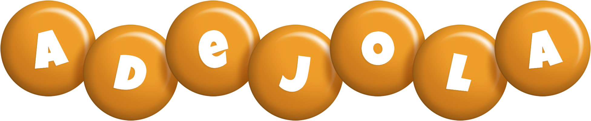 Adejola candy-orange logo