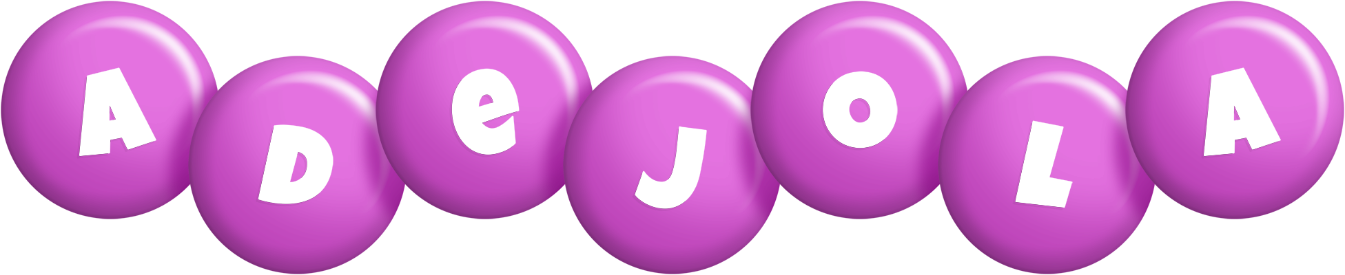 Adejola candy-purple logo