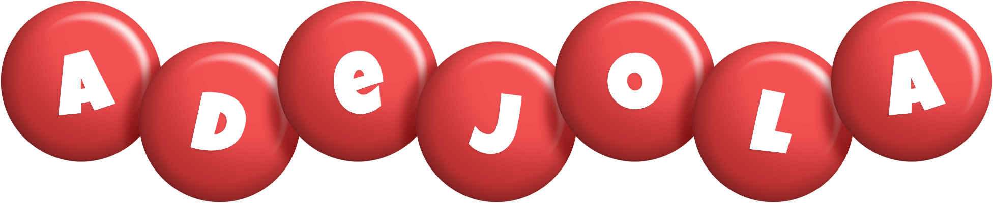 Adejola candy-red logo