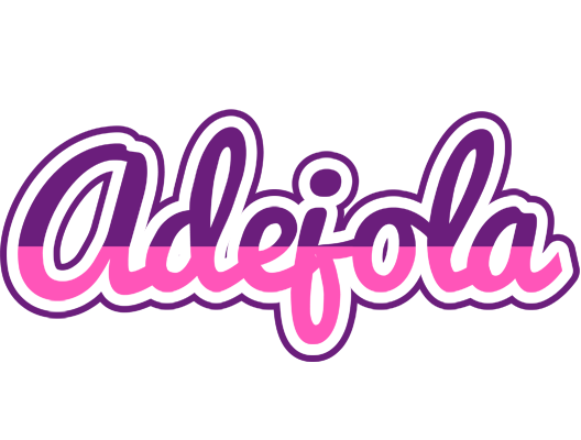 Adejola cheerful logo