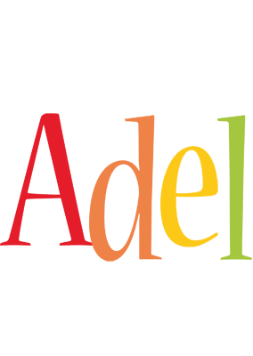 Adel birthday logo