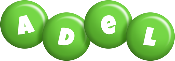 Adel candy-green logo