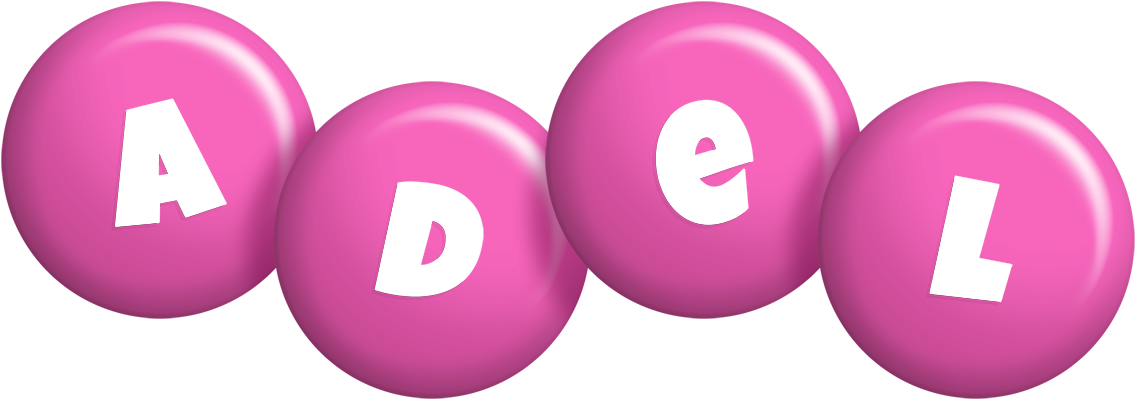 Adel candy-pink logo