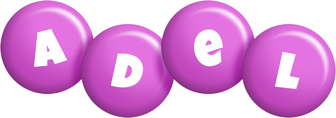 Adel candy-purple logo