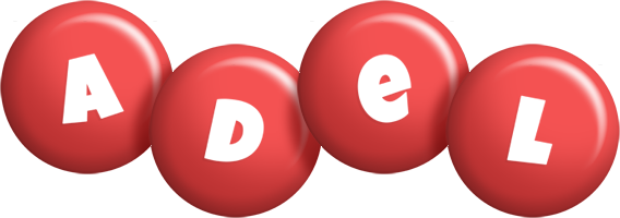 Adel candy-red logo