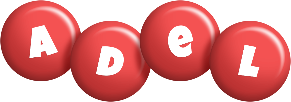 Adel candy-red logo