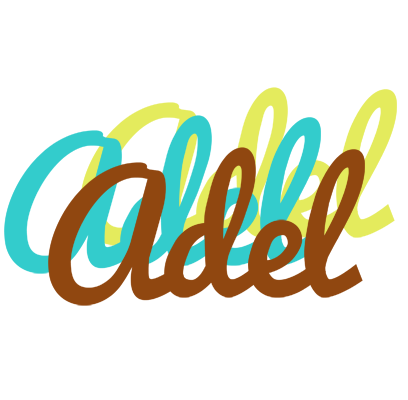 Adel cupcake logo