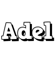 Adel snowing logo