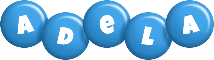 Adela candy-blue logo