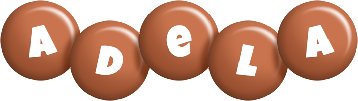 Adela candy-brown logo