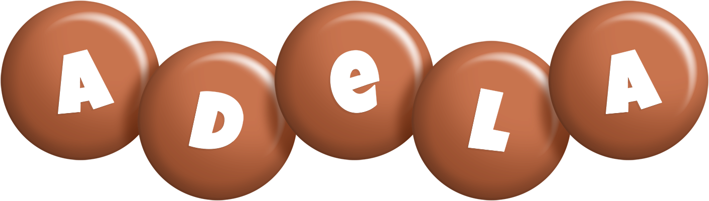 Adela candy-brown logo