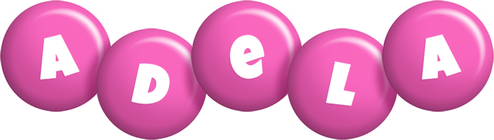 Adela candy-pink logo