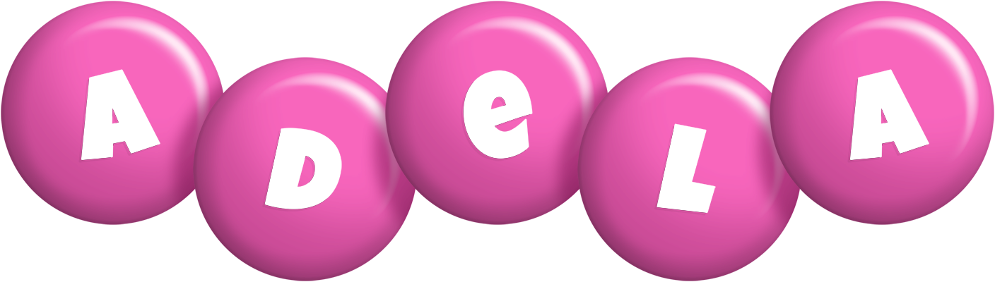 Adela candy-pink logo