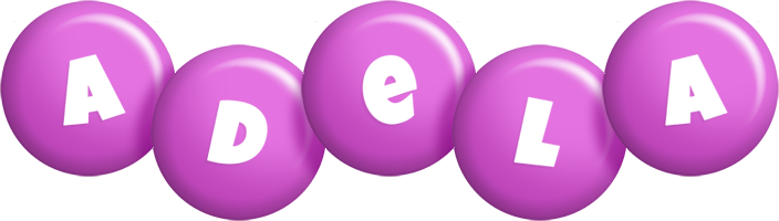 Adela candy-purple logo