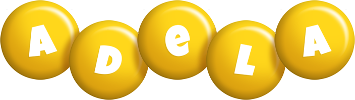 Adela candy-yellow logo