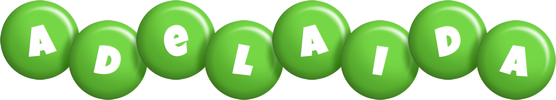Adelaida candy-green logo