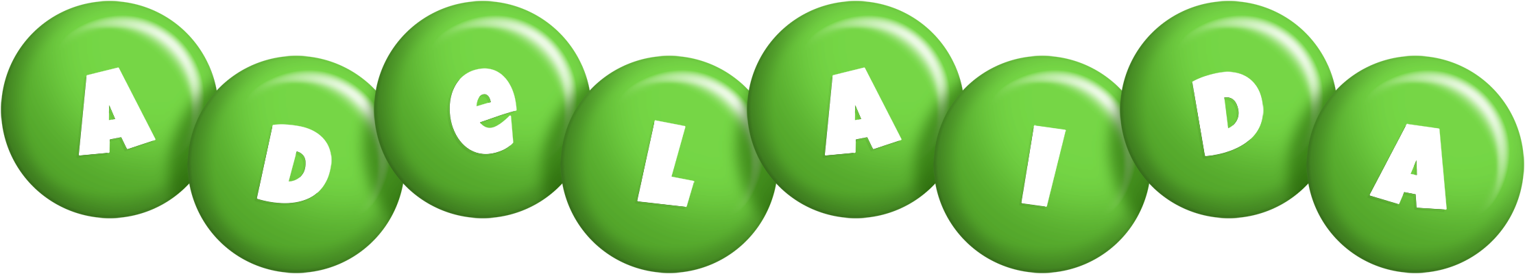 Adelaida candy-green logo