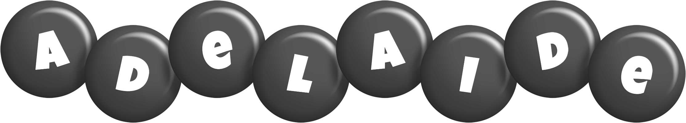 Adelaide candy-black logo