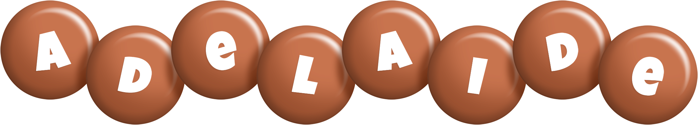 Adelaide candy-brown logo