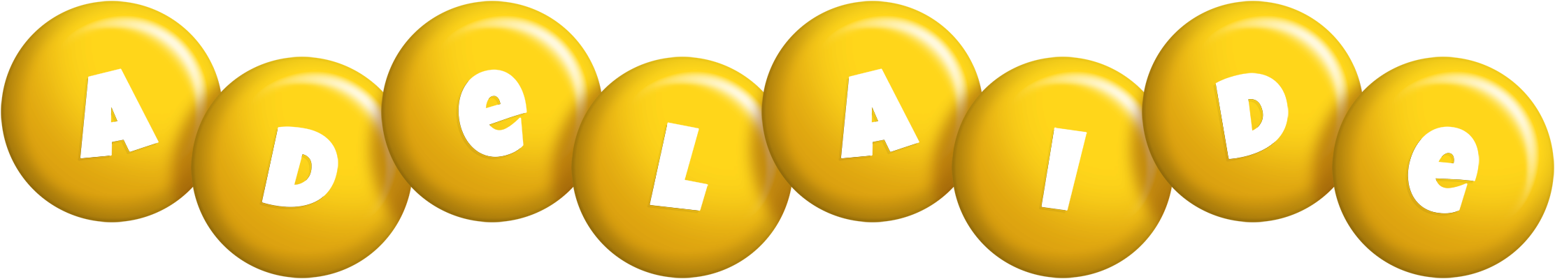 Adelaide candy-yellow logo
