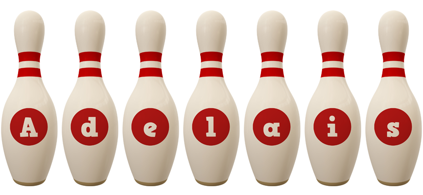 Adelais bowling-pin logo