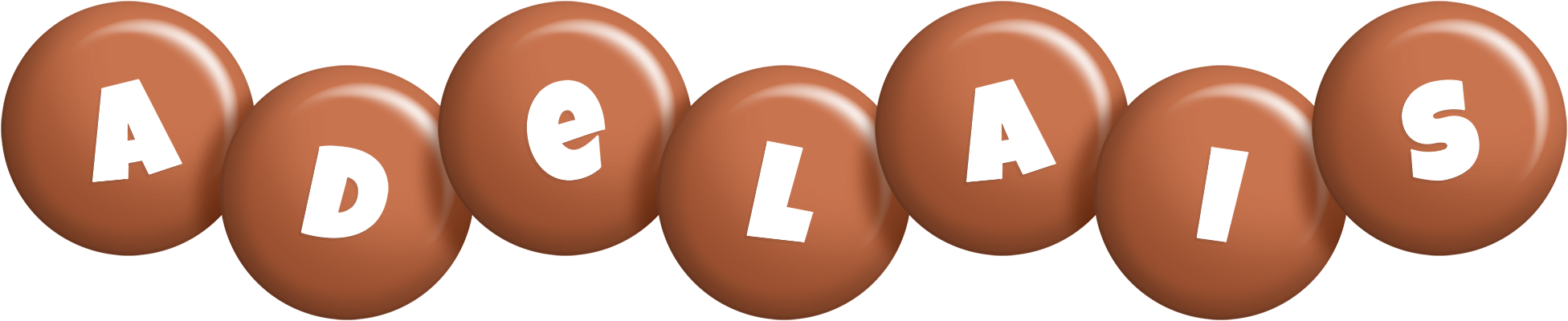 Adelais candy-brown logo