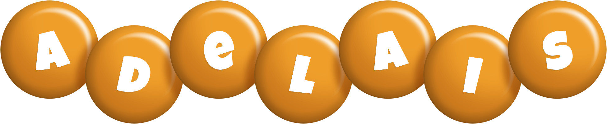 Adelais candy-orange logo