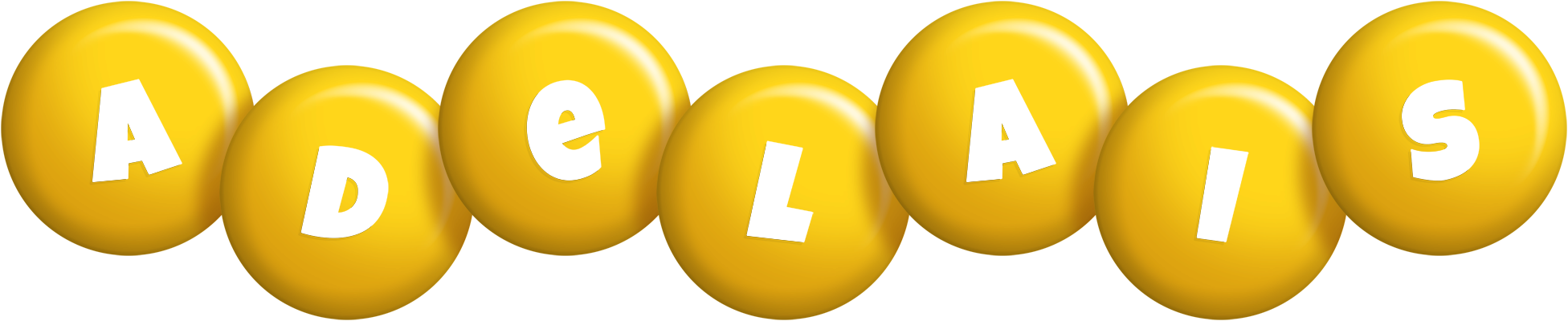 Adelais candy-yellow logo
