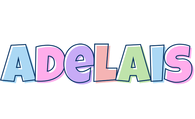 Adelais pastel logo