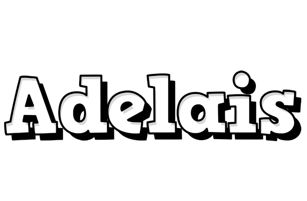 Adelais snowing logo