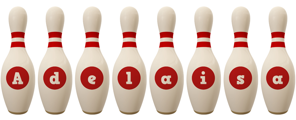 Adelaisa bowling-pin logo