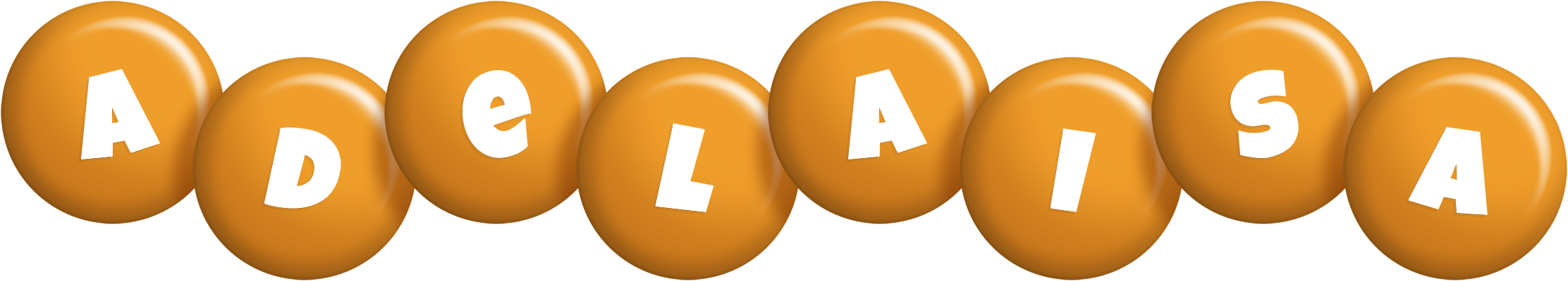 Adelaisa candy-orange logo